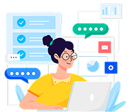 Customer support illustration